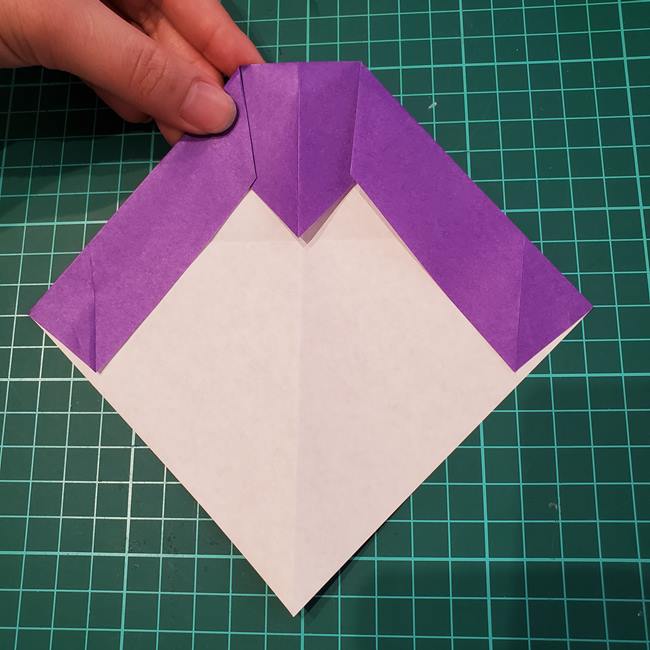 ドラキュラの折り紙 簡単な折り方作り方(6)