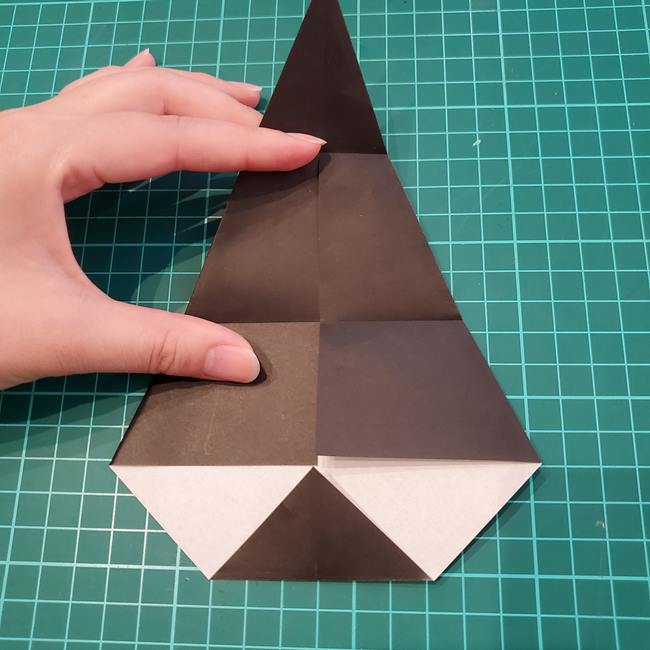 魔法使いの折り紙 簡単な折り方作り方①魔法使い(9)