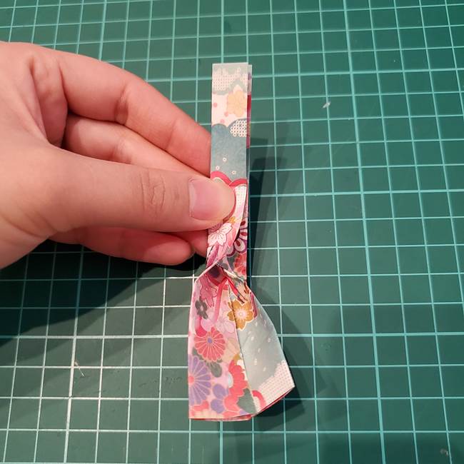 折り紙 ほうきとちりとりの折り方作り方①ちりとり(23)