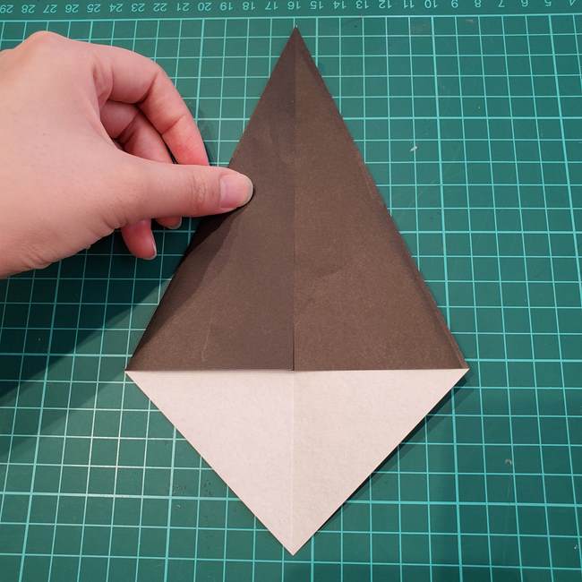 魔法使いの折り紙 簡単な折り方作り方①魔法使い(4)