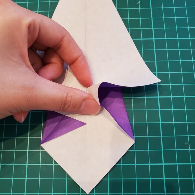 折り紙 お城の作り方折り方(立体的)①パーツ1(10)