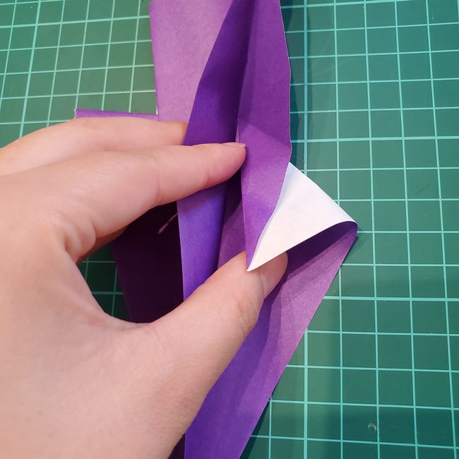 折り紙 お城の作り方折り方(立体的)①パーツ1(16)