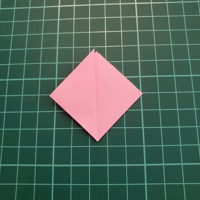 なでしこの折り紙の立体的な花の折り方作り方(5)