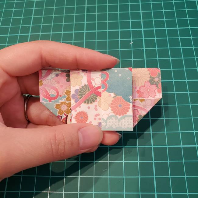 折り紙 ほうきとちりとりの折り方作り方①ちりとり(17)
