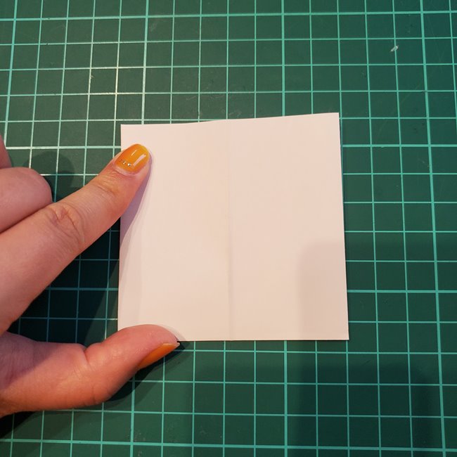 ハロウィンの折り紙 ドクロ・ガイコツの簡単な折り方作り方(5)