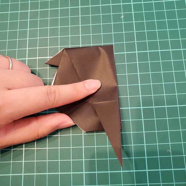 魔法使いの折り紙 簡単な折り方作り方①魔法使い(16)