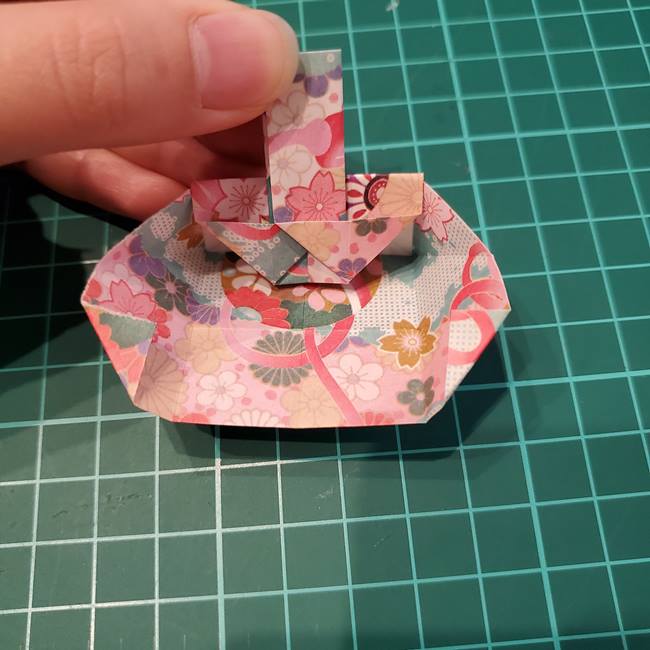 折り紙 ほうきとちりとりの折り方作り方①ちりとり(31)