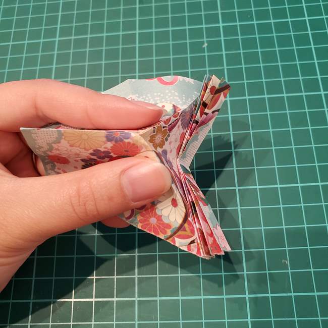 折り紙 ほうきとちりとりの折り方作り方②ほうき(20)