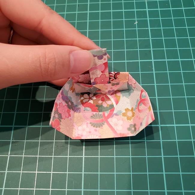 折り紙 ほうきとちりとりの折り方作り方①ちりとり(30)