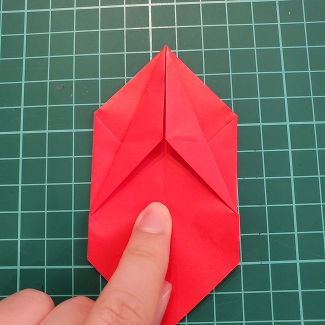 マンゴーの折り紙 折り方作り方(18)