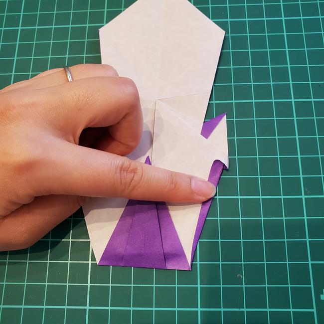 折り紙 お城の作り方折り方(立体的)①パーツ1(23)