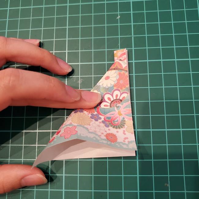 折り紙 ほうきとちりとりの折り方作り方②ほうき(18)