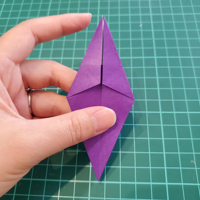 キャンドルホルダーの折り紙 折り方作り方①基本(16)