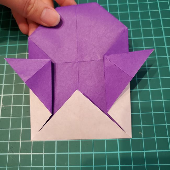 ドラキュラの折り紙 簡単な折り方作り方(13)