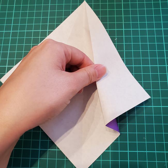 折り紙 お城の作り方折り方(立体的)①パーツ1(6)