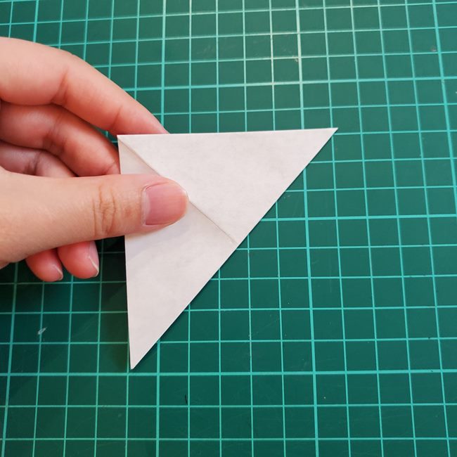 ぶどうの製作 立体的な壁面工作★折り紙の簡単な折り方作り方①実(6)