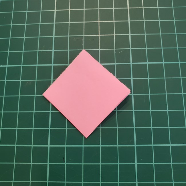 なでしこの折り紙の立体的な花の折り方作り方(6)