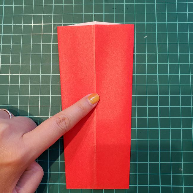 誕生日の折り紙 ろうそくの折り方作り方①ロウソク(6)