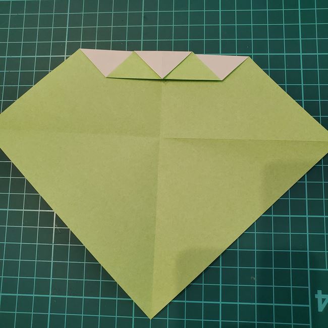 折り紙のフランケンシュタイン 簡単な折り方作り方(7)