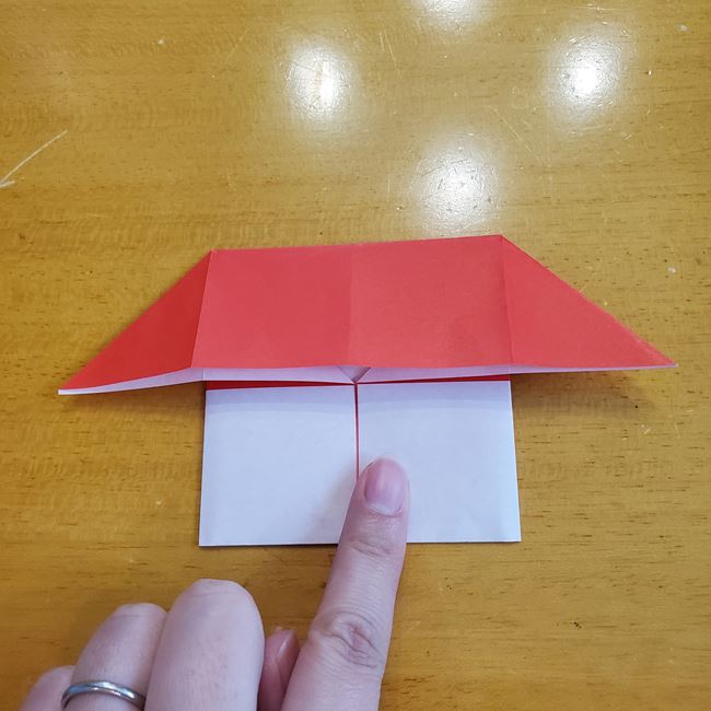 獅子舞の折り紙の作り方は簡単♪子どもも作れる折り方(13)