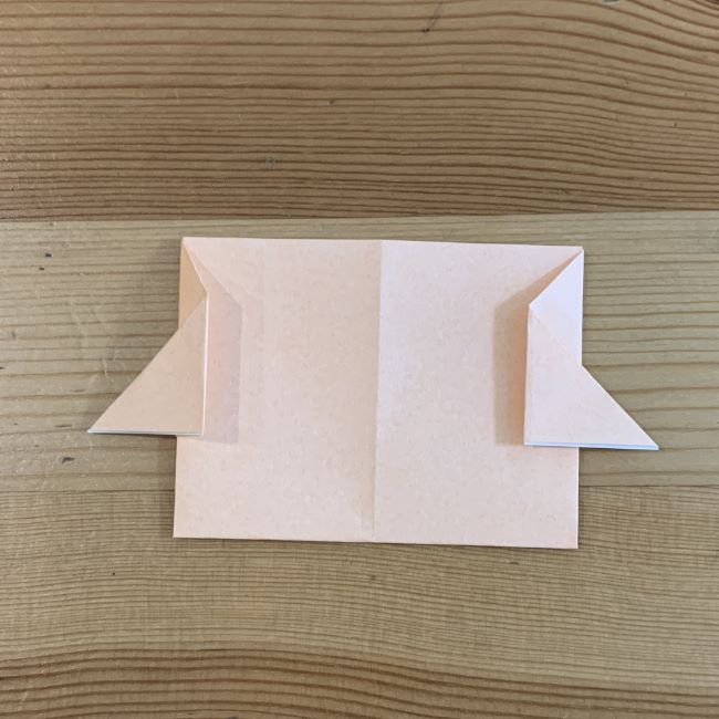 ツムツム折り紙ラプンツェルの簡単な折り方作り方①顔(9)