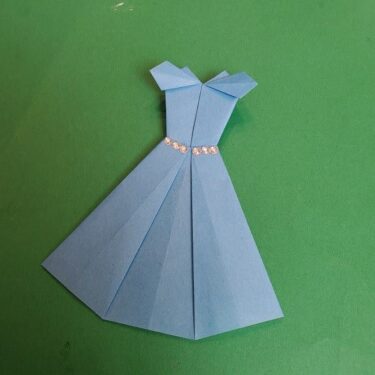 シンデレラのドレスの折り紙 折り方作り方を紹介！ディズニープリンセス