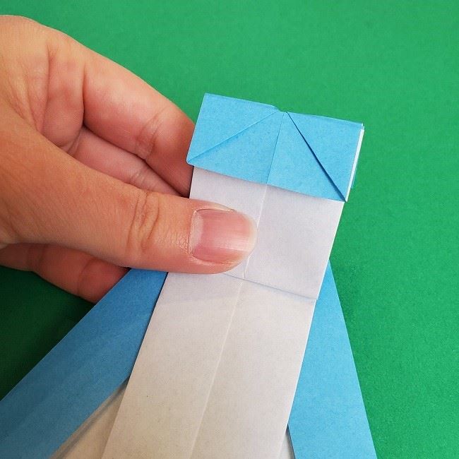 シンデレラのドレスの折り紙の折り方作り方(22)