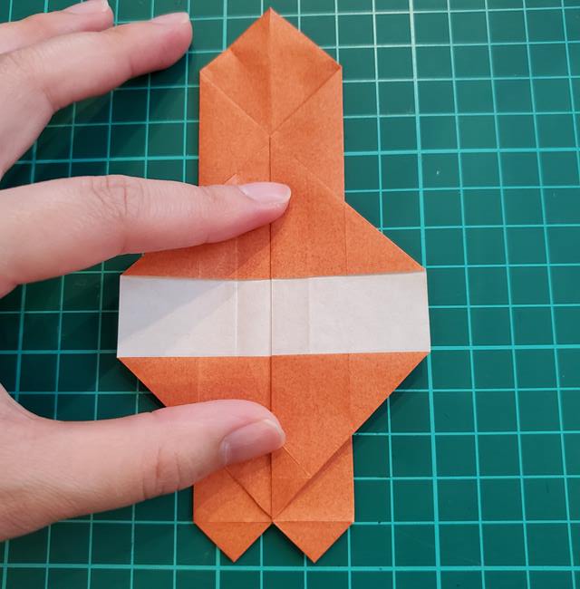 ジンジャーマンクッキーの折り紙 簡単な折り方作り方①体(29)