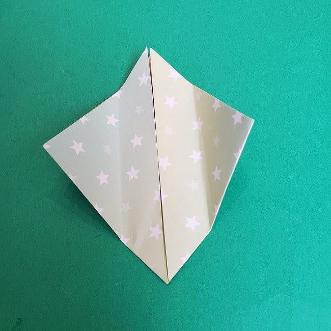 折り紙 シンデレラのガラスの靴｜立体的な作り方折り方②かかと(7)