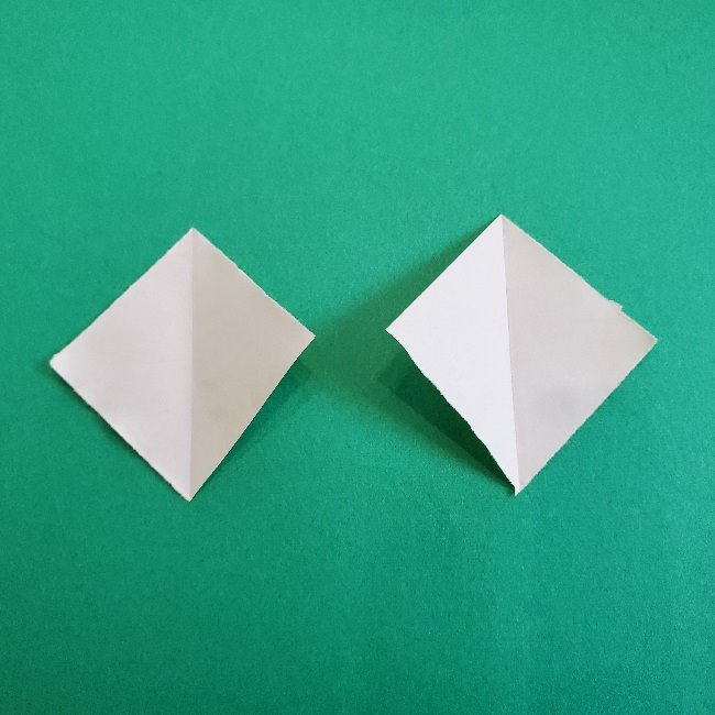 プーさんinはちみつ壺の折り紙｜折り方作り方②耳(3)