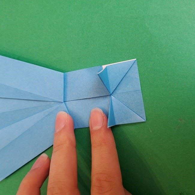 シンデレラのドレスの折り紙の折り方作り方(19)