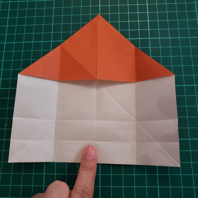 ジンジャーマンクッキーの折り紙 簡単な折り方作り方①体(17)