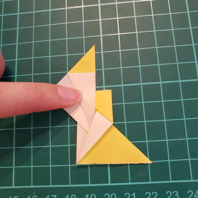 折り紙のしおり 星の折り方作り方②組み合わせ(6)