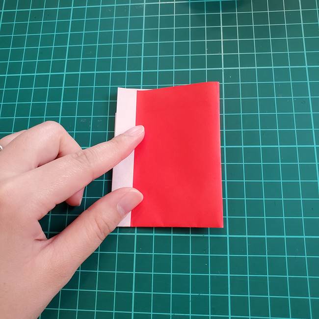 サンタクロースの服の折り紙 折り方作り方(5)