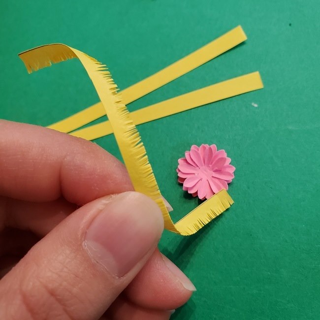 折り紙でラプンツェルの全身ドレスの折り方作り方③花(5)