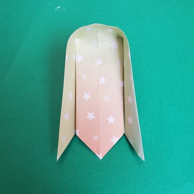 折り紙 シンデレラのガラスの靴｜立体的な作り方折り方②かかと(19)
