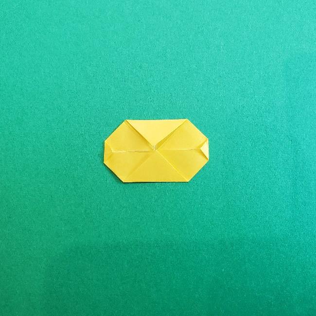 プーさんinはちみつ壺の折り紙｜折り方作り方④蜂(8)