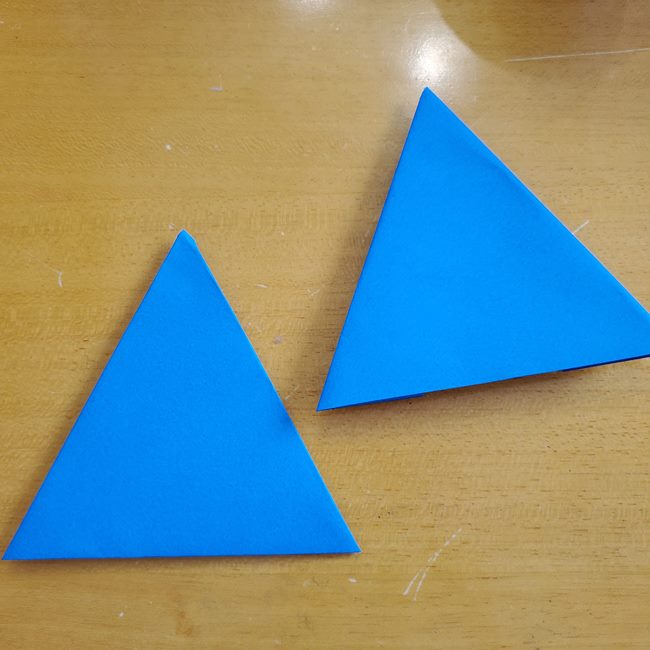 雪の結晶の折り紙 3歳児でも簡単な折り方作り方(5)