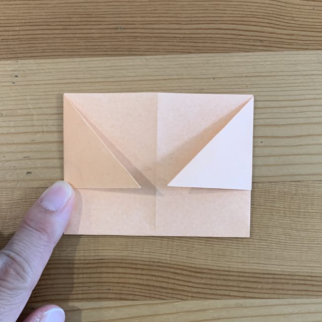 ツムツム折り紙ラプンツェルの簡単な折り方作り方①顔(8)