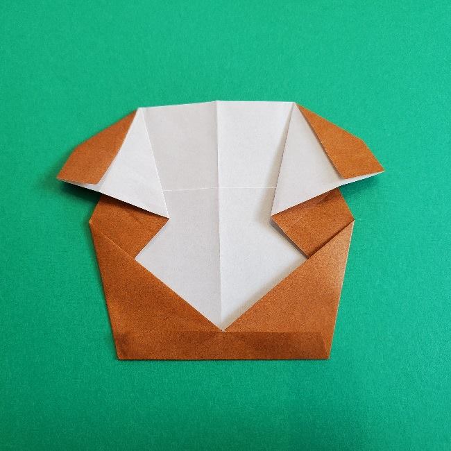 プーさんinはちみつ壺の折り紙｜折り方作り方③壺(17)