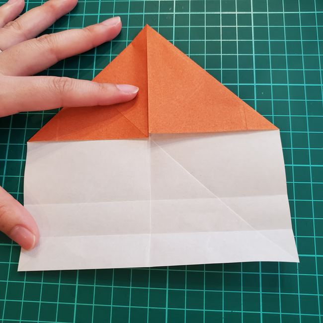 ジンジャーマンクッキーの折り紙 簡単な折り方作り方①体(15)