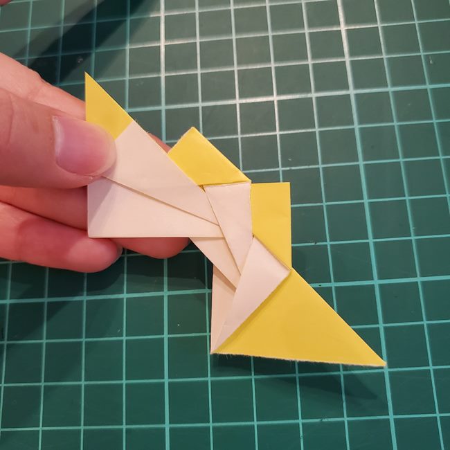 折り紙のしおり 星の折り方作り方②組み合わせ(8)