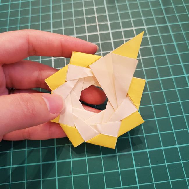 折り紙のしおり 星の折り方作り方②組み合わせ(9)