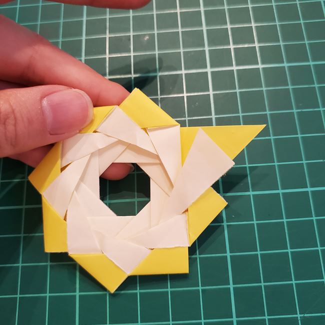 折り紙のしおり 星の折り方作り方②組み合わせ(10)