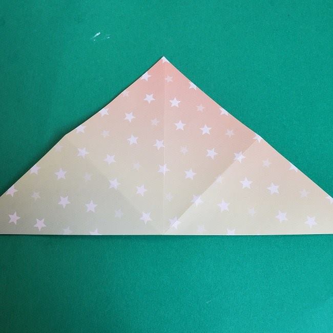 折り紙 シンデレラのガラスの靴｜立体的な作り方折り方②かかと(3)