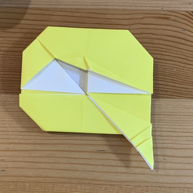 ツムツム折り紙ラプンツェルの簡単な折り方作り方②髪(21)
