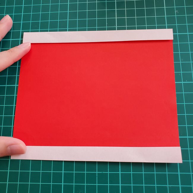 サンタクロースの服の折り紙 折り方作り方(2)