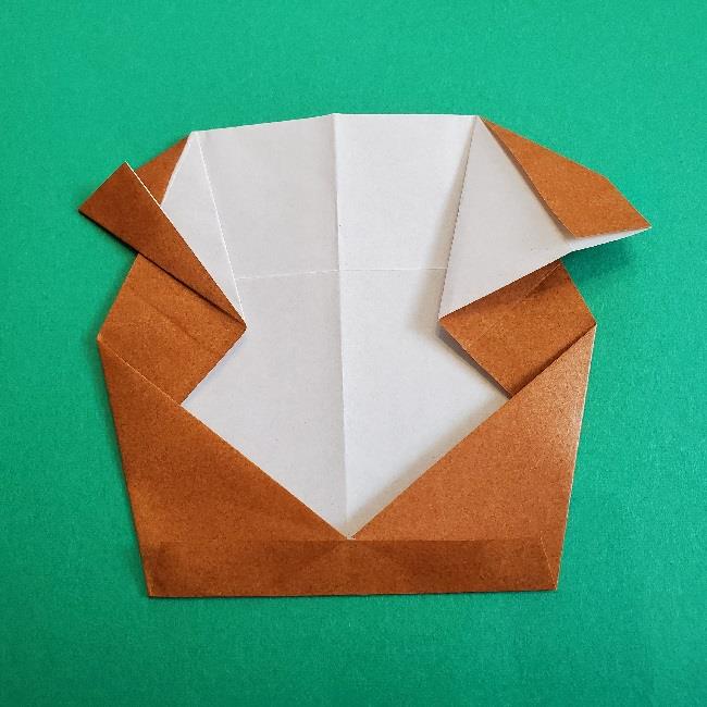 プーさんinはちみつ壺の折り紙｜折り方作り方③壺(18)