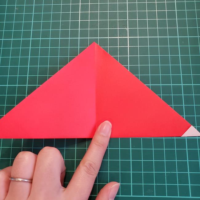 折り紙の吊るし飾り クリスマスver.作り方折り方(6)