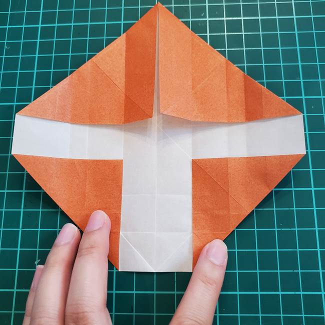 ジンジャーマンクッキーの折り紙 簡単な折り方作り方①体(24)